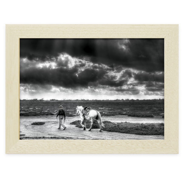 Gardian et son cheval un après-midi d’été