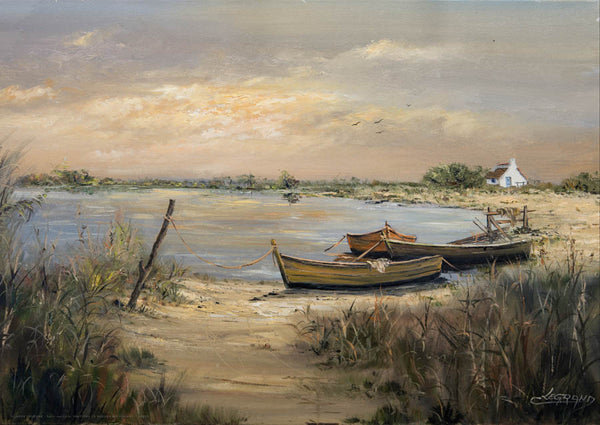 Paysage de Camargue #1, reproduction d’une œuvre de Claude Legrand