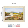 Photographie encadrée de format 24x18cm. ''Le Mont Ventoux'', Reproduction d'une œuvre d’art du peintre Claude Legrand