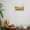 Photographie encadrée de format 24x18cm. ''Le Mont Ventoux'', Reproduction d'une œuvre d’art du peintre Claude Legrand