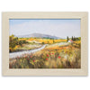 Photographie encadrée de format 24x18cm. ''Le Mont Ventoux'', Reproduction d'une œuvre d’art du peintre Claude Legrand