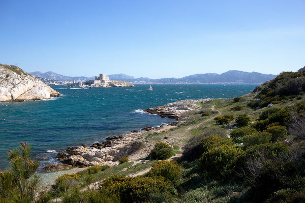 Calanques de Marseille, le château d’If vu du Frioul