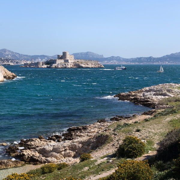 Calanques de Marseille, le château d’If vu du Frioul